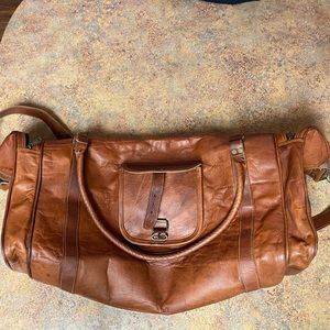Men’s Leather Duffle Bag